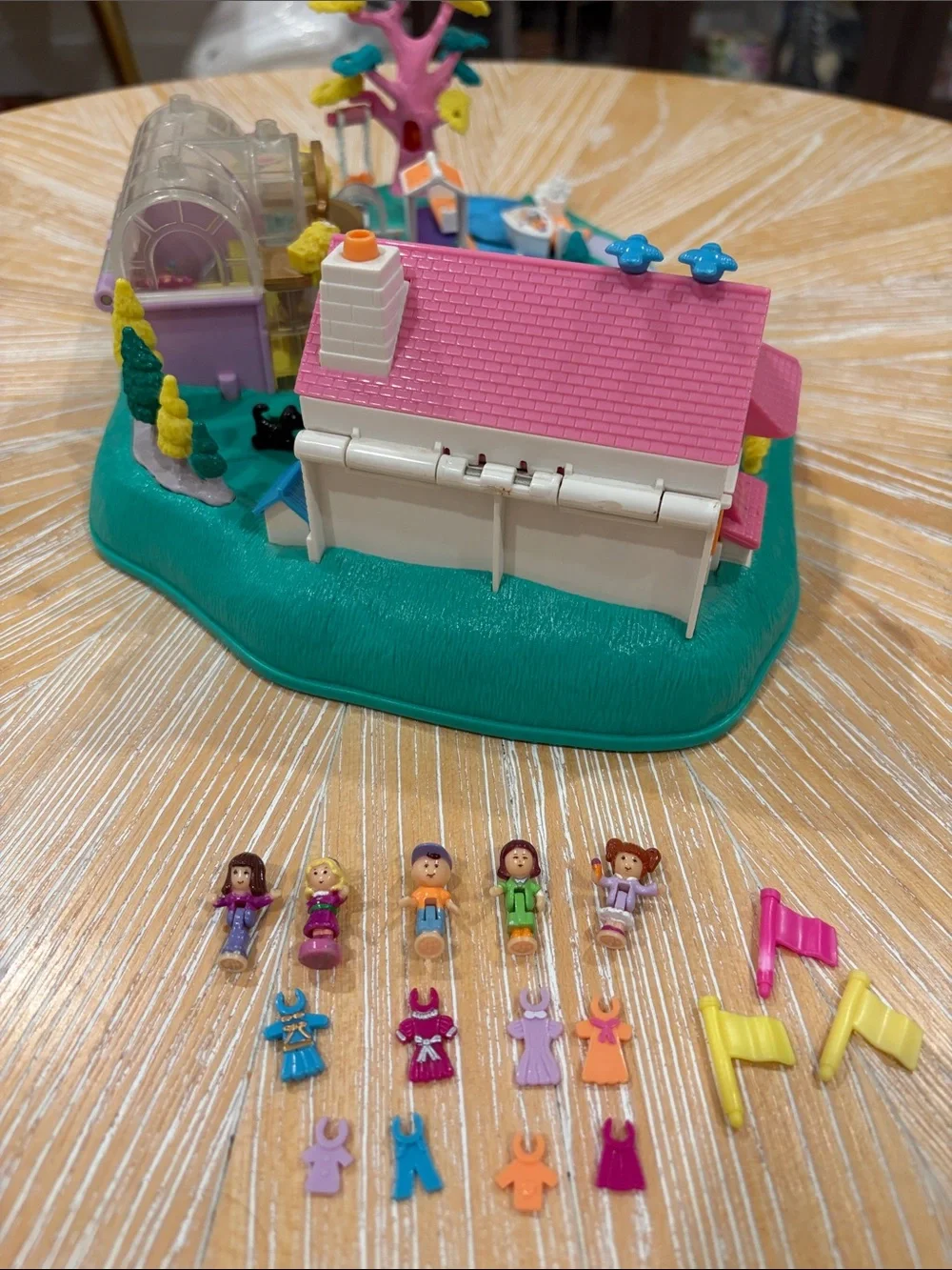 1996 COMPLETE Magical Movin’ Pollyville Polly Pocket Bluebird WORKS